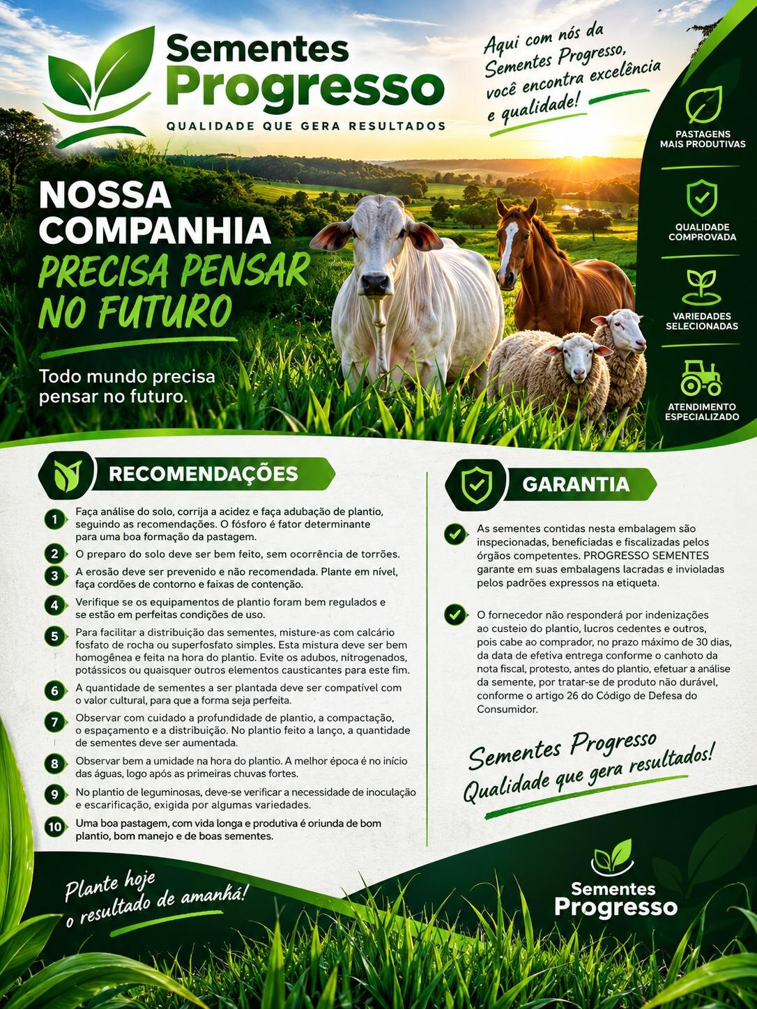 Nossa companhia precisa pensar no futuro