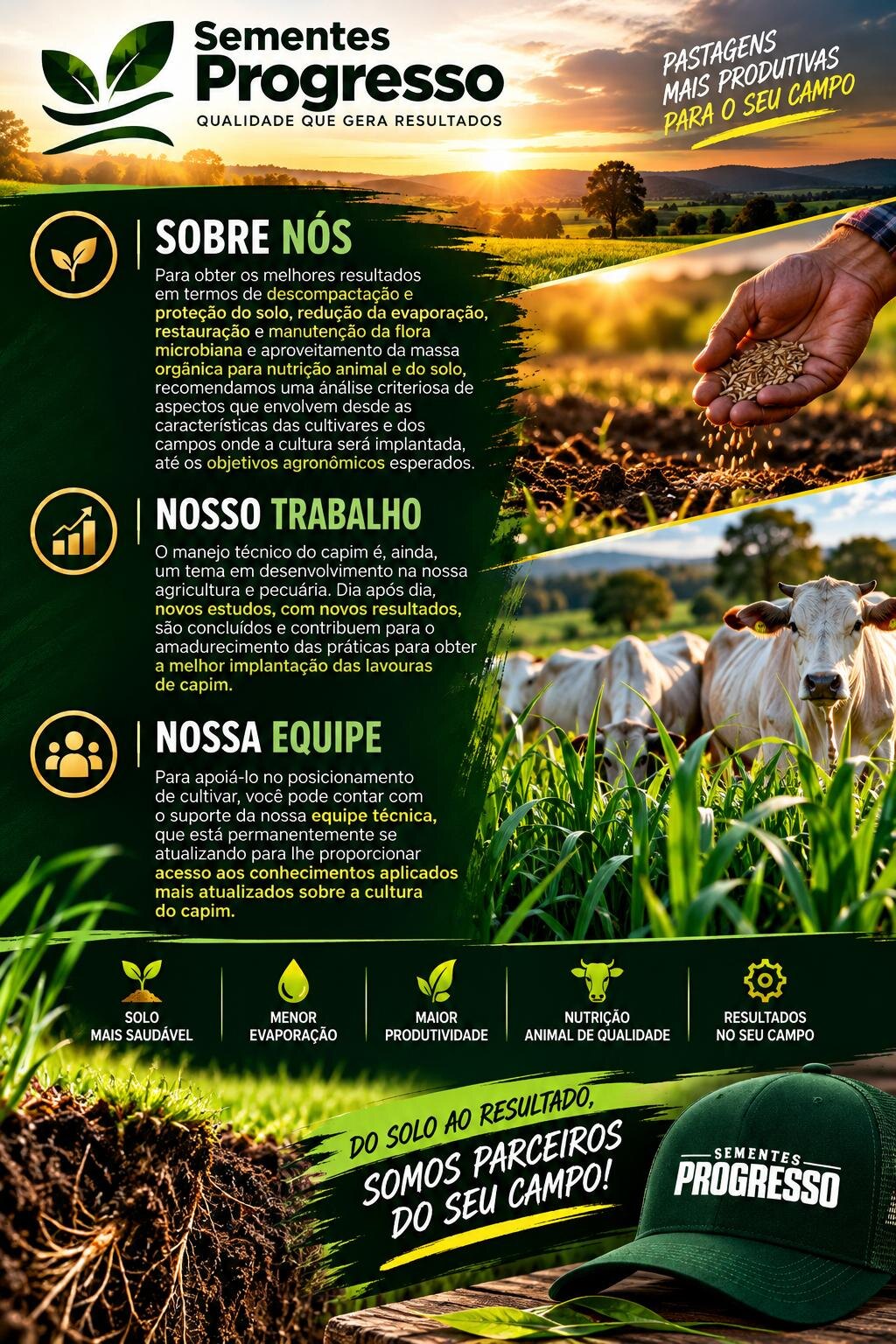 Sobre a Sementes Progresso, nosso trabalho e nossa equipe